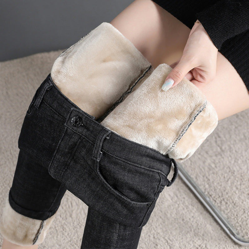 Womens Winter Fleece Lined Stretchy Jeggings