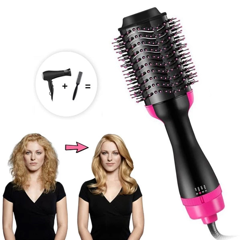 2 in 1 Hair Dryer and Electric Hair Brush