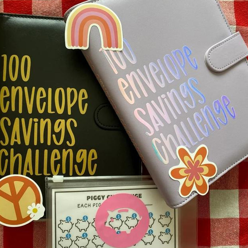 100 Envelope Challenge Binder【Buy 2 Get 5% Off】
