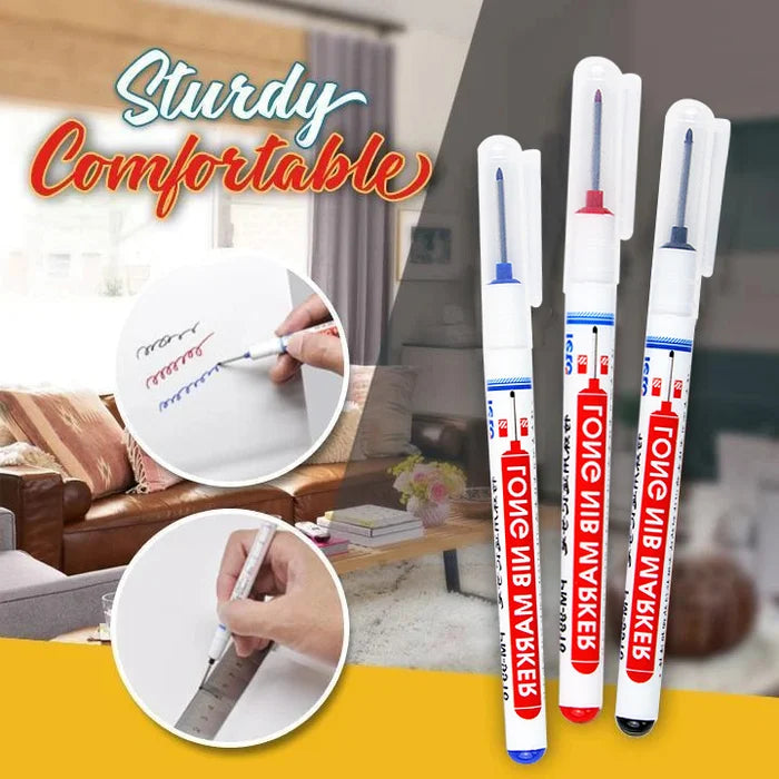 Long Head Bathroom Woodworking Multi-Purpose Marker