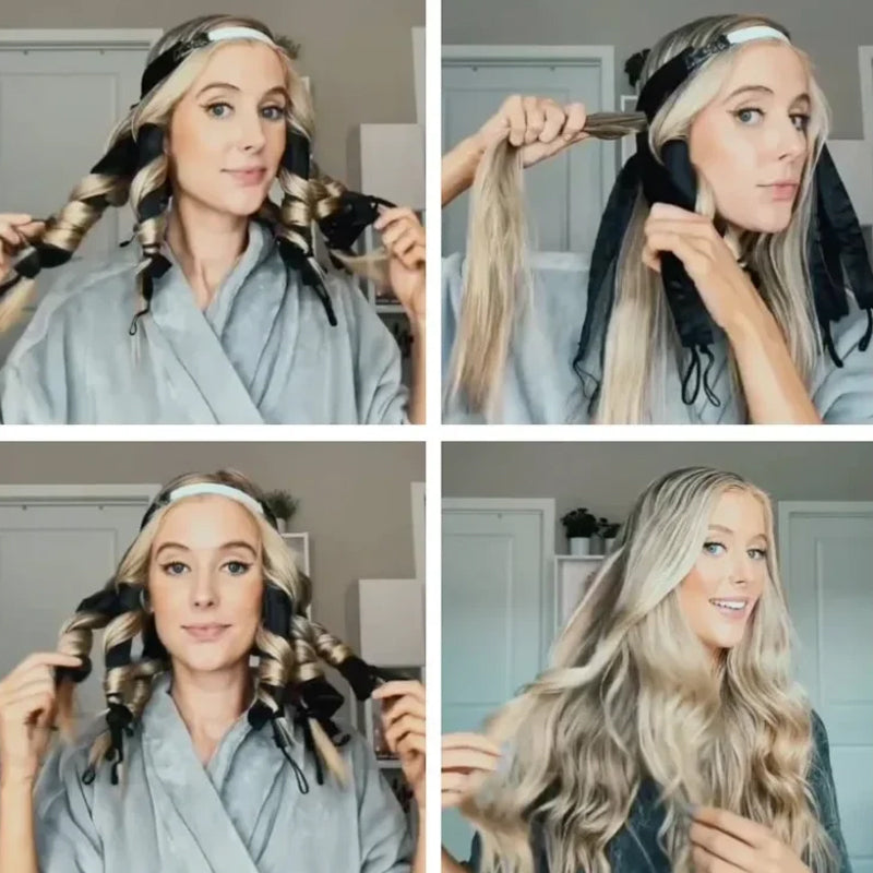 Sleeping Headband Heatless Curling Iron