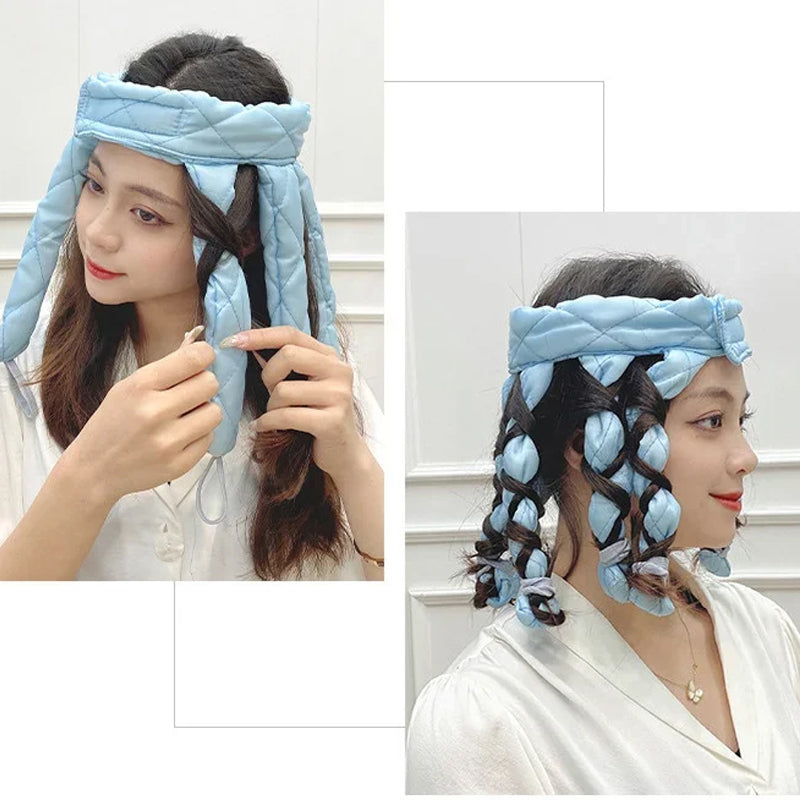 Sleeping Headband Heatless Curling Iron