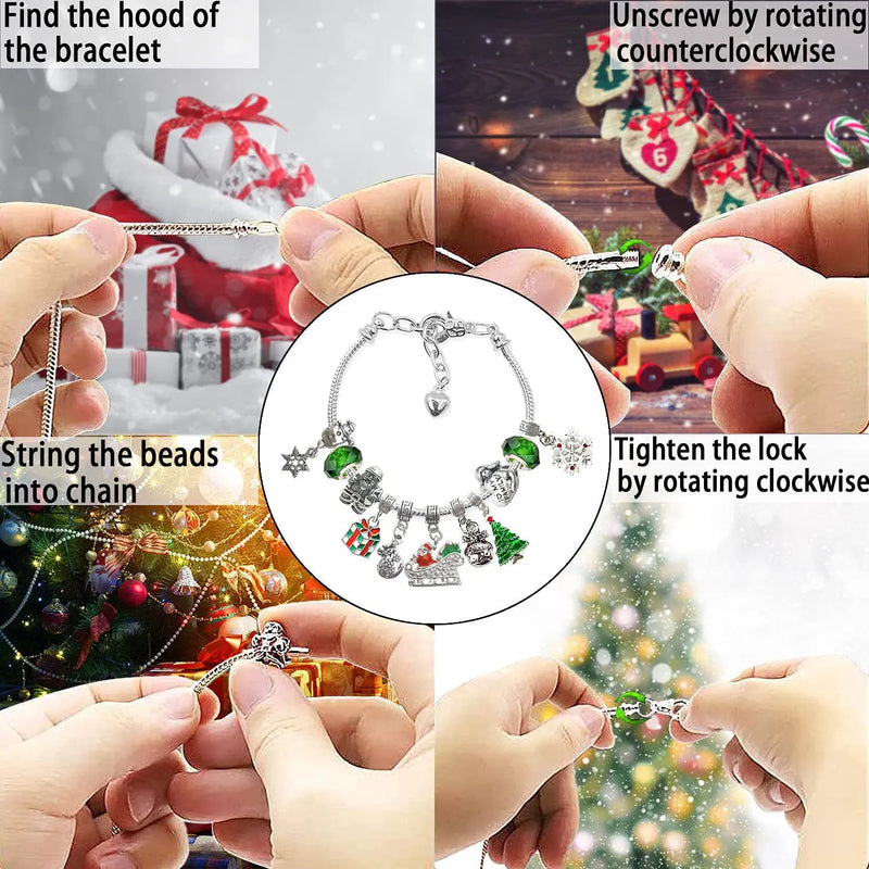 Advent Calendar 2024- 25 DIY CHRISTMAS BRACELETS