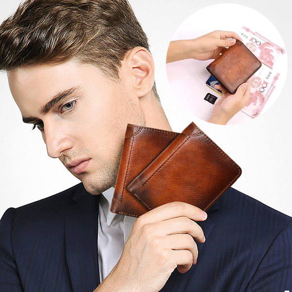 Simple Anti-theft Wallets for Men