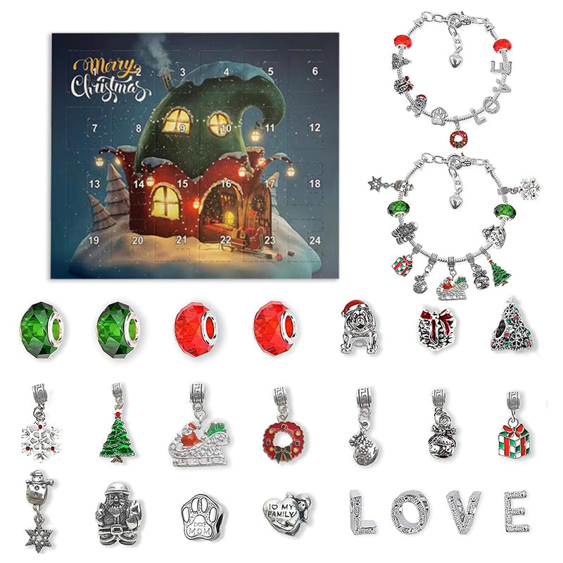 Advent Calendar 2024- 25 DIY CHRISTMAS BRACELETS