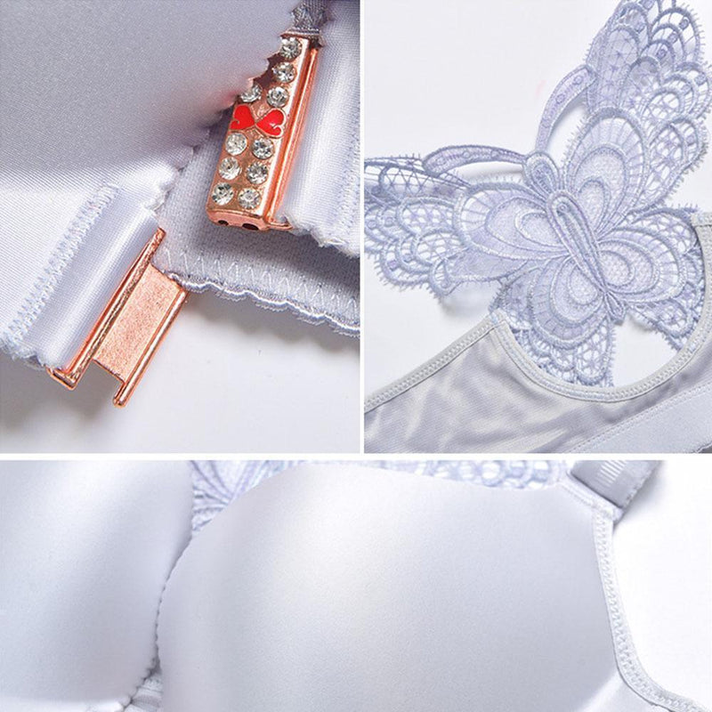 Seamless Front Closure Butterfly Bra