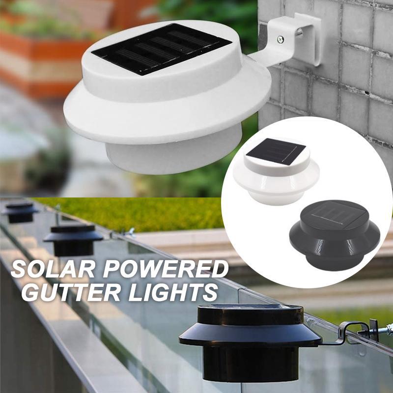 Solar powered gutter lights(2PC)