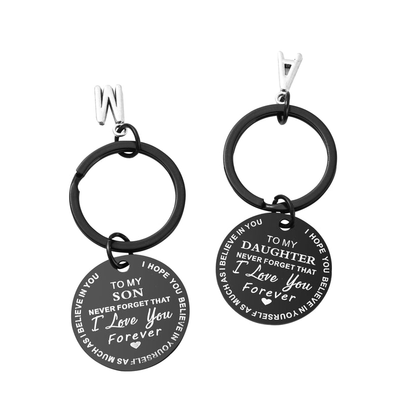 SANK® To My Son/Daughter Keychain (BLACK)