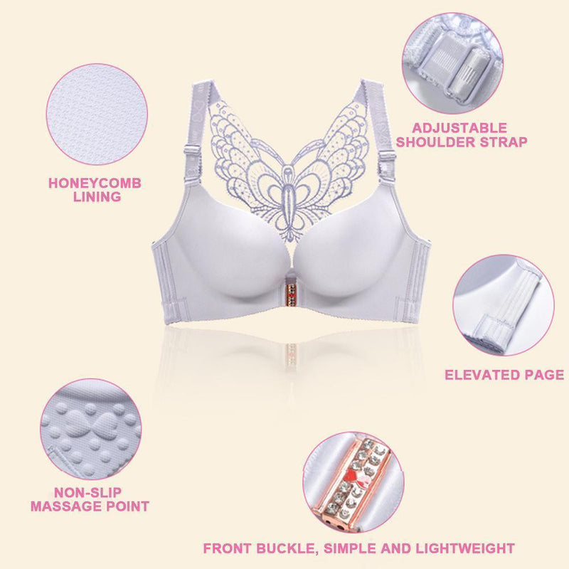 Seamless Front Closure Butterfly Bra