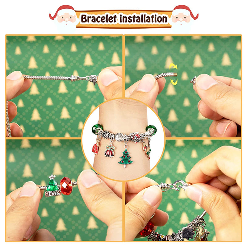 Advent Calendar 2024- 25 DIY CHRISTMAS BRACELETS