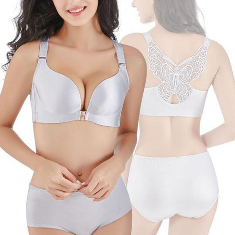 Seamless Front Closure Butterfly Bra