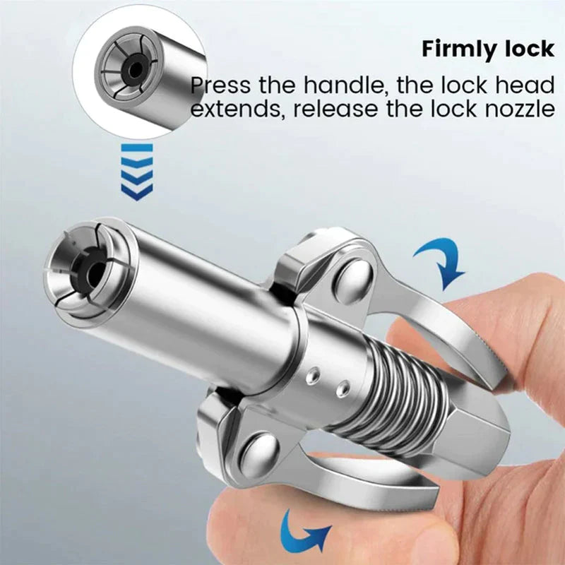 🎁Hot Sale🎁Strong Lock on Grease Couplers